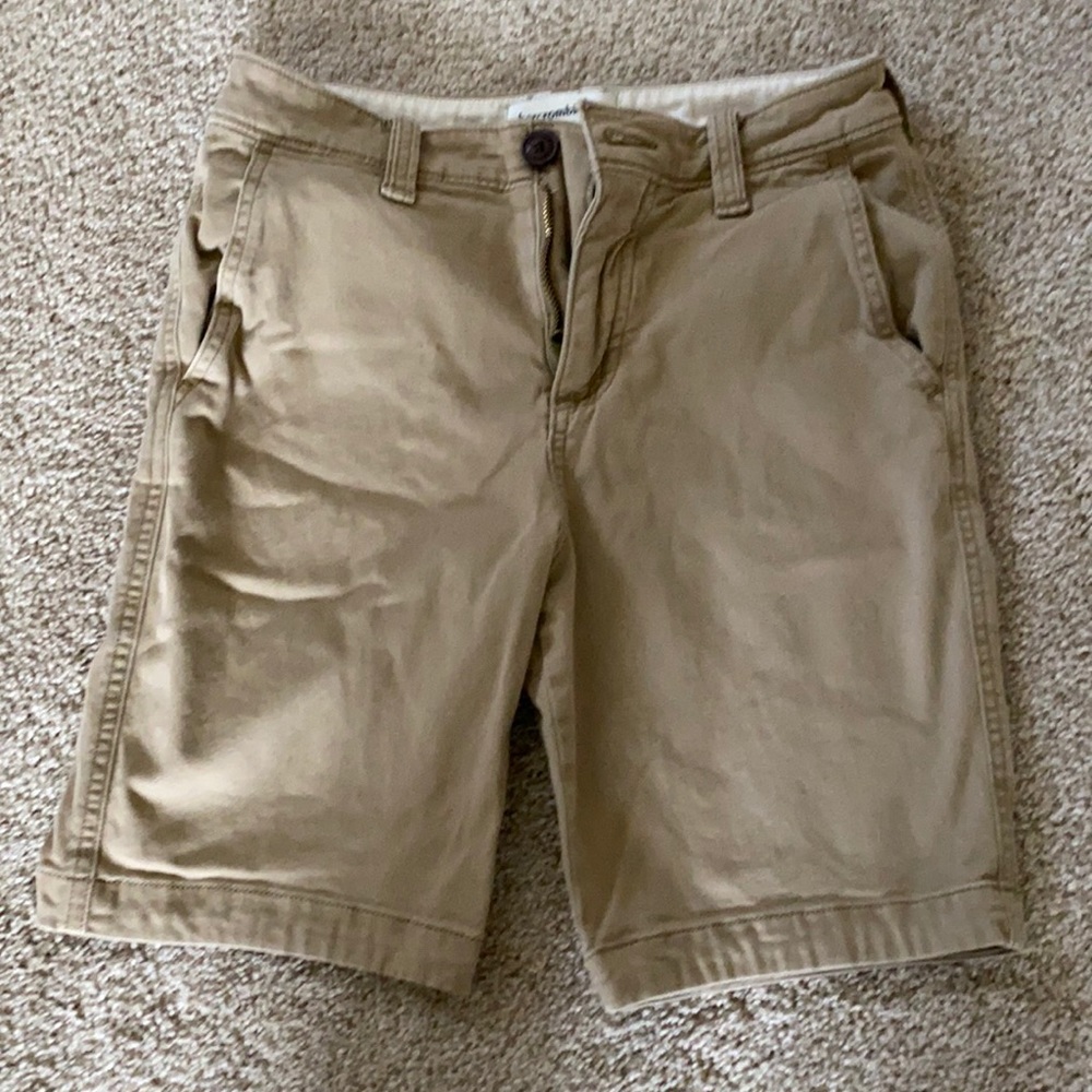 Abercrombie kids khaki shorts